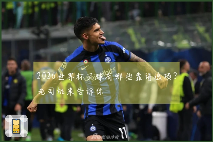 2026世界杯买球有哪些靠谱选项？老司机来告诉你